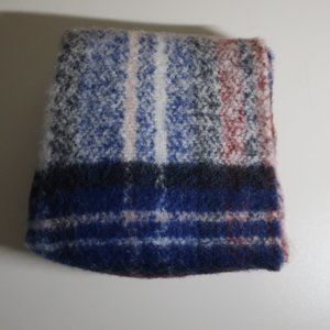 Fluffy Plaid Scarf